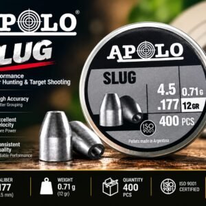 Apolo Slug 0.177 Cal, 12gr, 400ct